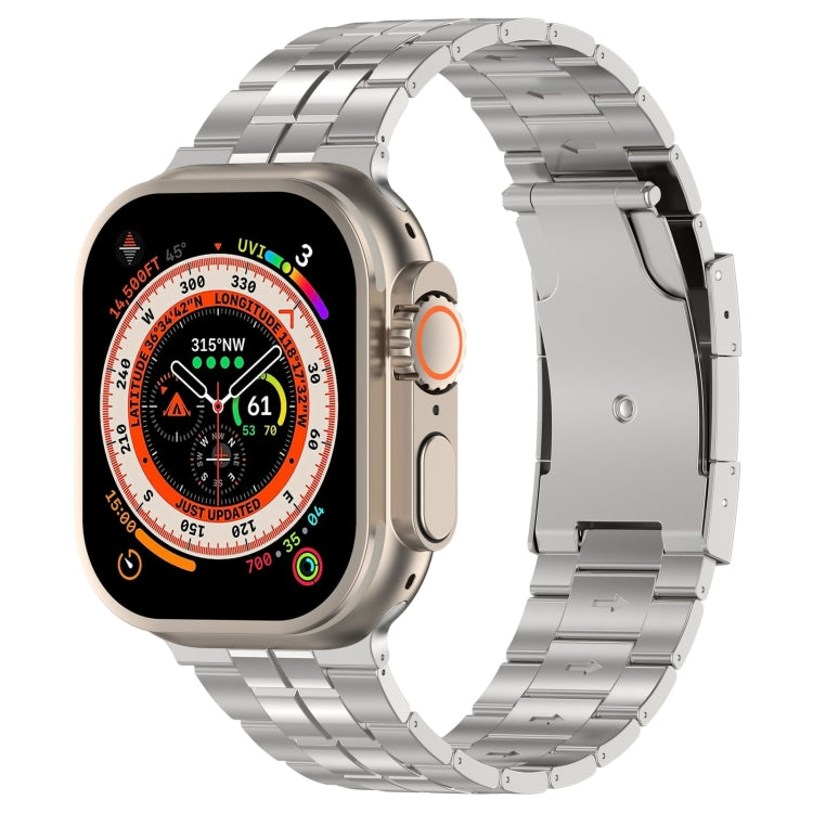 Schildkrötenschnallen-Titanstahl-Armband, für Apple Watch SE 2023 44mm, für Apple Watch SE 2023 40mm, für Apple Watch Ultra 2 49mm, für Apple Watch Series 9 45mm, für Apple Watch Series 9 41mm, für Apple Watch Ultra 49mm, für Apple Watch Series 8 41mm...