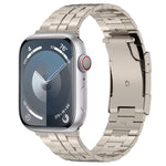 Schildkrötenschnallen-Titanstahl-Armband, für Apple Watch SE 2023 44mm, für Apple Watch SE 2023 40mm, für Apple Watch Ultra 2 49mm, für Apple Watch Series 9 45mm, für Apple Watch Series 9 41mm, für Apple Watch Ultra 49mm, für Apple Watch Series 8 41mm...