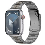 Schildkrötenschnallen-Titanstahl-Armband, für Apple Watch SE 2023 44mm, für Apple Watch SE 2023 40mm, für Apple Watch Ultra 2 49mm, für Apple Watch Series 9 45mm, für Apple Watch Series 9 41mm, für Apple Watch Ultra 49mm, für Apple Watch Series 8 41mm...