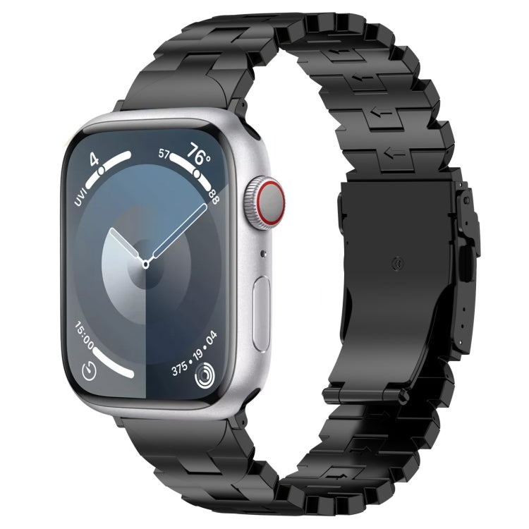 Schmetterling-Typ Titan-Stahl Uhrenarmband, für Apple Watch SE 40mm, für Apple Watch SE 44mm, für Apple Watch Series 6 40mm, für Apple Watch Series 6 44mm, für Apple Watch Series 5 44mm, für Apple Watch Series 5 40mm, für Apple Watch Series 4 44mm
