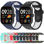 Two Color Silicone Sports Watch Band, For Redmi Watch 4