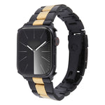 Edelstahlarmband mit drei Perlen, für Apple Watch Series 7 41mm, für Apple Watch Series 7 45mm, für Apple Watch SE 40mm, für Apple Watch SE 44mm, für Apple Watch Series 6 40mm
