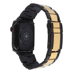 Dreireihiges Edelstahl-Uhrenarmband, für Apple Watch 38 mm