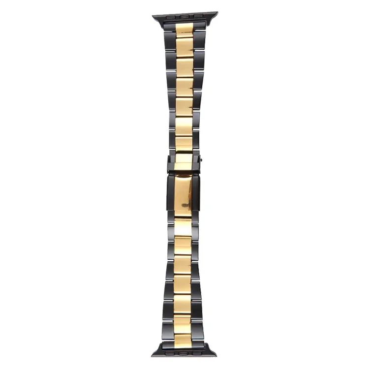 Dreireihiges Edelstahl-Uhrenarmband, für Apple Watch 38 mm
