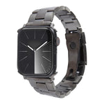 Dreireihiges Edelstahl-Uhrenarmband, für Apple Watch 38 mm