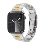 Dreireihiges Edelstahl-Uhrenarmband, für Apple Watch 38 mm