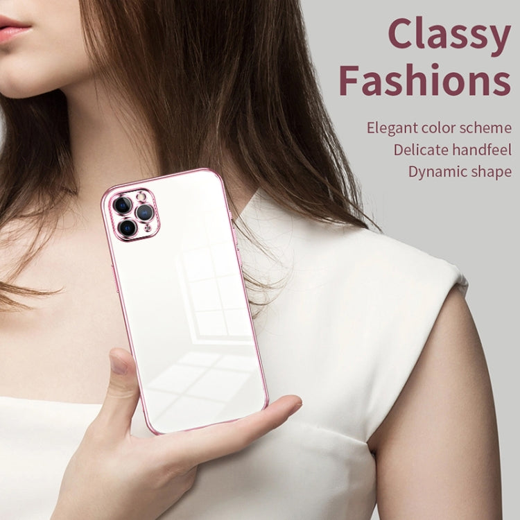 Transparent Plating Fine Hole Phone Case, For iPhone 11 Pro Max, For iPhone 11, For iPhone 11 Pro, For iPhone X / XS, For iPhone XR, For iPhone XS Max