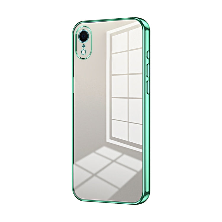Transparent Plating Fine Hole Phone Case, For iPhone 11 Pro Max, For iPhone 11, For iPhone 11 Pro, For iPhone X / XS, For iPhone XR, For iPhone XS Max