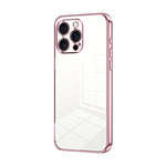 Transparentes Plating Fine Hole Handyhülle, Für iPhone 17e / 16e, Für iPhone 17 Pro Max, Für iPhone 17 Pro, Für iPhone 17, Für iPhone Air, Für iPhone 16 Pro Max