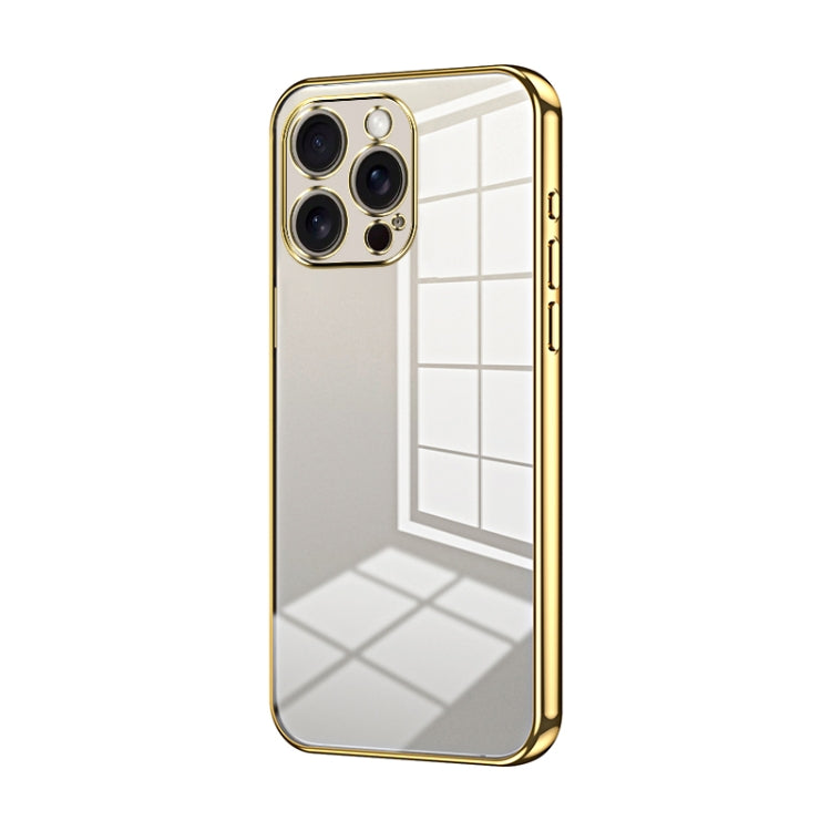 Transparentes Plating Fine Hole Handyhülle, Für iPhone 17e / 16e, Für iPhone 17 Pro Max, Für iPhone 17 Pro, Für iPhone 17, Für iPhone Air, Für iPhone 16 Pro Max
