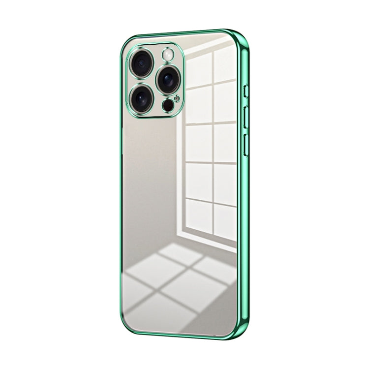 Transparentes Plating Fine Hole Handyhülle, Für iPhone 17e / 16e, Für iPhone 17 Pro Max, Für iPhone 17 Pro, Für iPhone 17, Für iPhone Air, Für iPhone 16 Pro Max