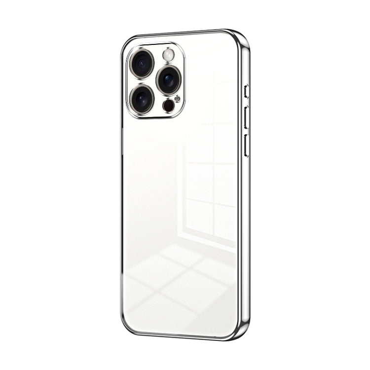 Transparentes Plating Fine Hole Handyhülle, Für iPhone 17e / 16e, Für iPhone 17 Pro Max, Für iPhone 17 Pro, Für iPhone 17, Für iPhone Air, Für iPhone 16 Pro Max
