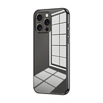 Transparentes Plating Fine Hole Handyhülle, Für iPhone 17e / 16e, Für iPhone 17 Pro Max, Für iPhone 17 Pro, Für iPhone 17, Für iPhone Air, Für iPhone 16 Pro Max