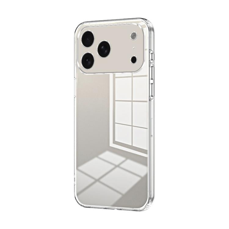 Transparentes Plating Fine Hole Handyhülle, Für iPhone 17e / 16e, Für iPhone 17 Pro Max, Für iPhone 17 Pro, Für iPhone 17, Für iPhone Air, Für iPhone 16 Pro Max
