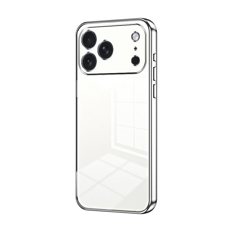 Transparentes Plating Fine Hole Handyhülle, Für iPhone 17e / 16e, Für iPhone 17 Pro Max, Für iPhone 17 Pro, Für iPhone 17, Für iPhone Air, Für iPhone 16 Pro Max