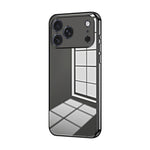 Transparentes Plating Fine Hole Handyhülle, Für iPhone 17e / 16e, Für iPhone 17 Pro Max, Für iPhone 17 Pro, Für iPhone 17, Für iPhone Air, Für iPhone 16 Pro Max