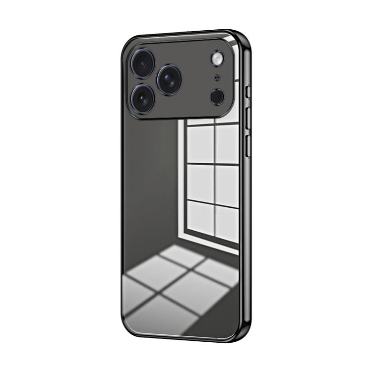 Transparentes Plating Fine Hole Handyhülle, Für iPhone 17e / 16e, Für iPhone 17 Pro Max, Für iPhone 17 Pro, Für iPhone 17, Für iPhone Air, Für iPhone 16 Pro Max