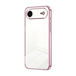 Transparentes Plating Fine Hole Handyhülle, Für iPhone 17e / 16e, Für iPhone 17 Pro Max, Für iPhone 17 Pro, Für iPhone 17, Für iPhone Air, Für iPhone 16 Pro Max