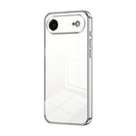 Transparentes Plating Fine Hole Handyhülle, Für iPhone 17e / 16e, Für iPhone 17 Pro Max, Für iPhone 17 Pro, Für iPhone 17, Für iPhone Air, Für iPhone 16 Pro Max