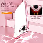 Transparentes Plating Fine Hole Handyhülle, Für iPhone 17e / 16e, Für iPhone 17 Pro Max, Für iPhone 17 Pro, Für iPhone 17, Für iPhone Air, Für iPhone 16 Pro Max
