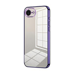 Transparentes Plating Fine Hole Handyhülle, Für iPhone 17e / 16e, Für iPhone 17 Pro Max, Für iPhone 17 Pro, Für iPhone 17, Für iPhone Air, Für iPhone 16 Pro Max