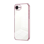 Transparentes Plating Fine Hole Handyhülle, Für iPhone 17e / 16e, Für iPhone 17 Pro Max, Für iPhone 17 Pro, Für iPhone 17, Für iPhone Air, Für iPhone 16 Pro Max