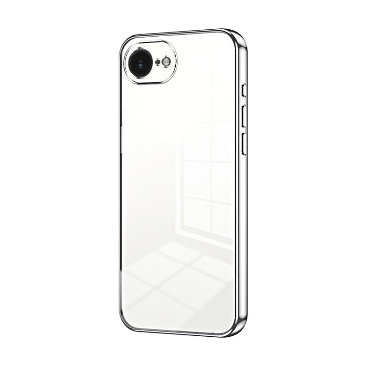 Transparentes Plating Fine Hole Handyhülle, Für iPhone 17e / 16e, Für iPhone 17 Pro Max, Für iPhone 17 Pro, Für iPhone 17, Für iPhone Air, Für iPhone 16 Pro Max