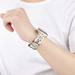 Uhrenarmband aus echtem Paracord-Leder, für Apple Watch 42 mm und 38 mm