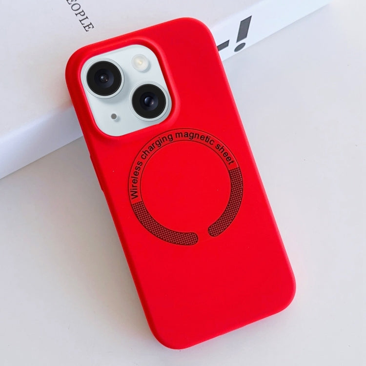 MagSafe Magnetic Liquid Silicone Phone Case, For iPhone 15 Pro Max, For iPhone 15 Pro, For iPhone 15 Plus, For iPhone 15