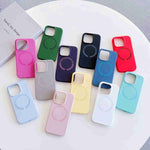 MagSafe Magnetic Liquid Silicone Phone Case, For iPhone 15 Pro Max, For iPhone 15 Pro, For iPhone 15 Plus, For iPhone 15