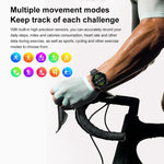 1,43 Zoll breite Smartwatch mit Bluetooth-Anruffunktion, EKG- und nicht-invasiver Blutzuckermessung, Silikonarmband Schwarz, Silikonarmband Hellgelb