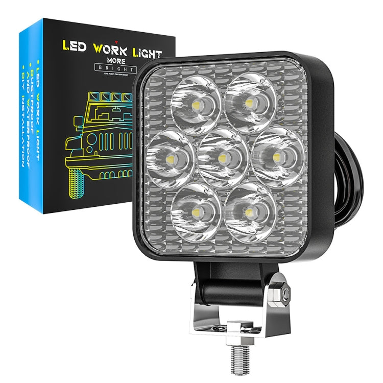 12-30V 12W 6000K 2.5 inch Car LED Engineering Auxiliary Light, 12-30V 12W 6000K