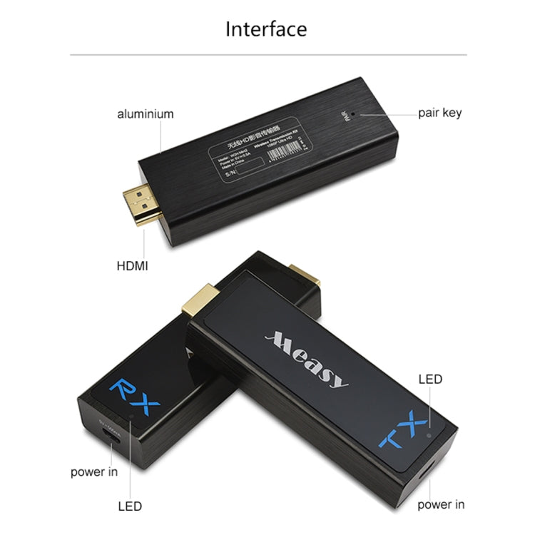Measy W2H Nano 1080P HDMI 1.4 3D Drahtloser HDMI Audio-Video Sender Empfänger Extender, Übertragungsreichweite: 30m, US-Stecker, EU-Stecker, AU-Stecker, UK-Stecker