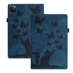 Butterfly Cat Embossing Leather Tablet Case, For iPad Air 13 2026 / 2025 / 2024, For iPad Air 11 2026 / 2025 / 2024, For iPad Pro 13 2025 / 2024, For iPad Pro 11 2025 / 2024, For iPad mini 2024 / 2021