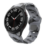 Silikon-Uhrenarmband mit Fußballmuster und umgekehrter Schnalle, für Samsung Galaxy Watch 6 / 6 Classic