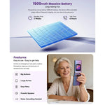 HAMTOD T8 4G Klapphandy, 2,8 Zoll + 1,77 Zoll, VoLTE, Bluetooth, SOS, OTG, EU-Version