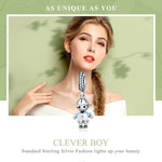 S925 Sterling Silber Perfect Life Clever Boy Perlen DIY Armband Halskette Zubehör