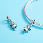S925 Sterling Silber Perfect Life Clever Boy Perlen DIY Armband Halskette Zubehör