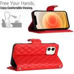 Rhombische Struktur Flip Leder Handyhülle mit Trageschlaufe, Für iPhone 11, Für iPhone 11 Pro, Für iPhone XS / X, Für iPhone XR, Für iPhone XS Max, Für iPhone 8 Plus / 7 Plus / 6s Plus