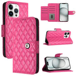 Rhombenförmige Textur Flip Leder Handyhülle mit Lanyard, für iPhone 17 Pro Max, für iPhone 17 Pro, für iPhone 17, für iPhone Air, für iPhone SE 2024, für iPhone 16 Pro Max, für iPhone 16 Pro, für iPhone 16 Plus