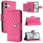 Rhombenförmige Textur Flip Leder Handyhülle mit Lanyard, für iPhone 17 Pro Max, für iPhone 17 Pro, für iPhone 17, für iPhone Air, für iPhone SE 2024, für iPhone 16 Pro Max, für iPhone 16 Pro, für iPhone 16 Plus