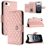 Rhombenförmige Textur Flip Leder Handyhülle mit Lanyard, für iPhone 17 Pro Max, für iPhone 17 Pro, für iPhone 17, für iPhone Air, für iPhone SE 2024, für iPhone 16 Pro Max, für iPhone 16 Pro, für iPhone 16 Plus