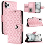 Rhombic Texture Flip Leather Phone Case with Lanyard, For iPhone 14 Pro Max, For iPhone SE 2022 / 2020 / 8 / 7, For iPhone 13 Pro Max, For iPhone 13 Pro, For iPhone 13, For iPhone 12 / 12 Pro, For iPhone 12 Pro Max, For iPhone 11 Pro Max
