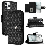 Rhombische Struktur Flip Leder Handyhülle mit Trageschlaufe, Für iPhone 11, Für iPhone 11 Pro, Für iPhone XS / X, Für iPhone XR, Für iPhone XS Max, Für iPhone 8 Plus / 7 Plus / 6s Plus