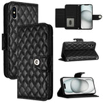 Rhombische Struktur Flip Leder Handyhülle mit Trageschlaufe, Für iPhone 11, Für iPhone 11 Pro, Für iPhone XS / X, Für iPhone XR, Für iPhone XS Max, Für iPhone 8 Plus / 7 Plus / 6s Plus