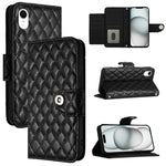 Rhombische Struktur Flip Leder Handyhülle mit Trageschlaufe, Für iPhone 11, Für iPhone 11 Pro, Für iPhone XS / X, Für iPhone XR, Für iPhone XS Max, Für iPhone 8 Plus / 7 Plus / 6s Plus