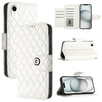 Rhombische Struktur Flip Leder Handyhülle mit Trageschlaufe, Für iPhone 11, Für iPhone 11 Pro, Für iPhone XS / X, Für iPhone XR, Für iPhone XS Max, Für iPhone 8 Plus / 7 Plus / 6s Plus