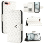 Rhombische Struktur Flip Leder Handyhülle mit Trageschlaufe, Für iPhone 11, Für iPhone 11 Pro, Für iPhone XS / X, Für iPhone XR, Für iPhone XS Max, Für iPhone 8 Plus / 7 Plus / 6s Plus