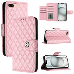 Rhombische Struktur Flip Leder Handyhülle mit Trageschlaufe, Für iPhone 11, Für iPhone 11 Pro, Für iPhone XS / X, Für iPhone XR, Für iPhone XS Max, Für iPhone 8 Plus / 7 Plus / 6s Plus