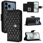 Rhombenförmige Textur Flip Leder Handyhülle mit Lanyard, für iPhone 17 Pro Max, für iPhone 17 Pro, für iPhone 17, für iPhone Air, für iPhone SE 2024, für iPhone 16 Pro Max, für iPhone 16 Pro, für iPhone 16 Plus